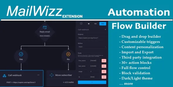 ادآن Automation Flow Builder برای میل ویز