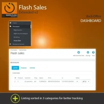 افزونه فروش ویژه Flash Sales – Extended برای پرستاشاپ