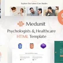 قالب Medunit قالب HTML خدمات روانشناسی و پزشکی