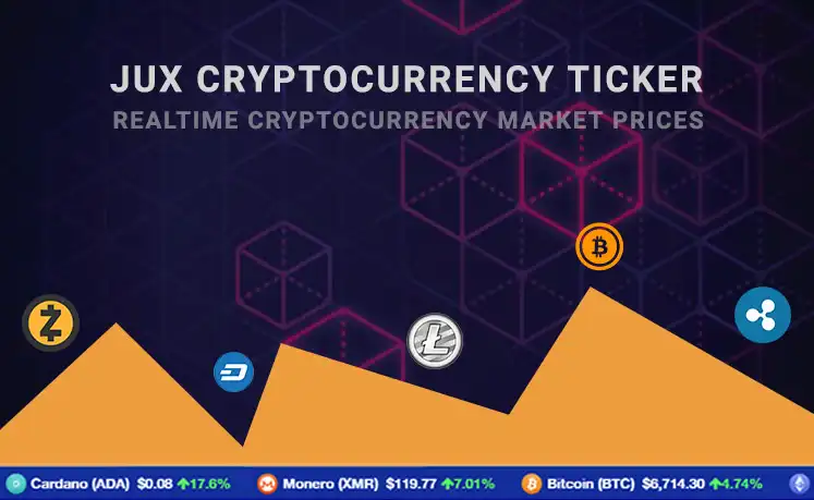 دانلود افزونه JUX Cryptocurrency Ticker برای جوملا