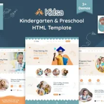 دانلود قالب مدارس و مهد کودک‌ها Kidsa برای HTML5