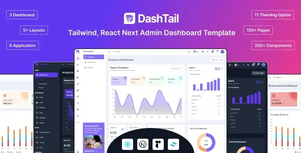 قالب مدیریتی DashTail