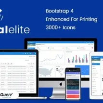 دانلود قالب مدیریتی Minimal elite بر پایه Bootstrap 4