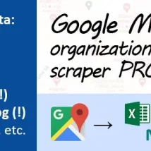 نرم افزار Google Maps Data Scraper PRO plus