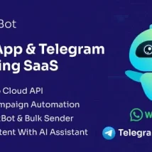 اسکریپت مارکتینگ واتس اپ و تلگرام SaleBot