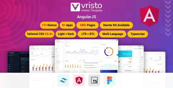 قالب مدیریت چندمنظوره Vristo Angular