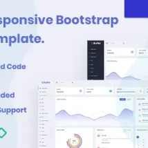 قالب مدیریتی XVITO – BOOTSTRAP ADMIN TEMPLATE