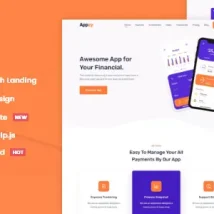 دانلود قالب Appzy – App HTML Landing Page Template