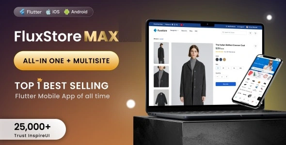 اپلیکیشن فروشگاهی FluxStore MAX