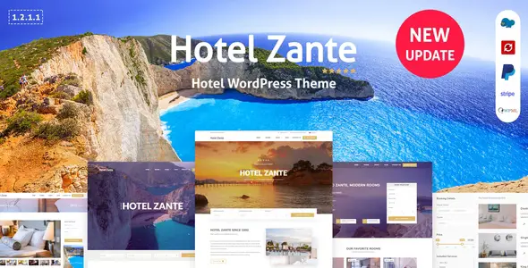 قالب Hotel Zante برای وردپرس