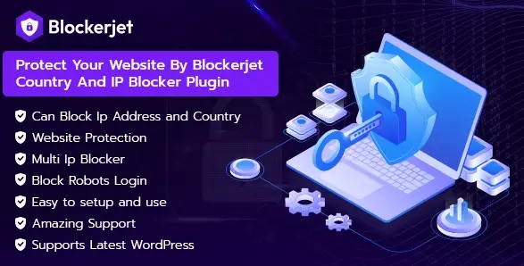 افزونه Blockerjet مسدود کردن IP و کشورها در وردپرس برای امنیت بیشتر