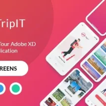 دانلود TripIt – Travel Adobe XD Mobile Application