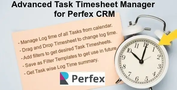 دانلود ماژول پیشرفته مدیریت زمان‌بندی وظایف برای Perfex CRM