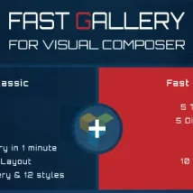 دانلود افزونه Fast Gallery برای Visual Composer