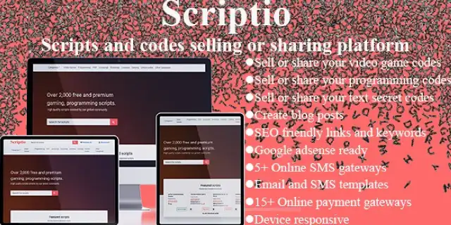 دانلود Scriptio – Scripts Selling Platform