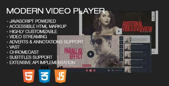 دانلود افزونه Modern Video Player برای وردپرس