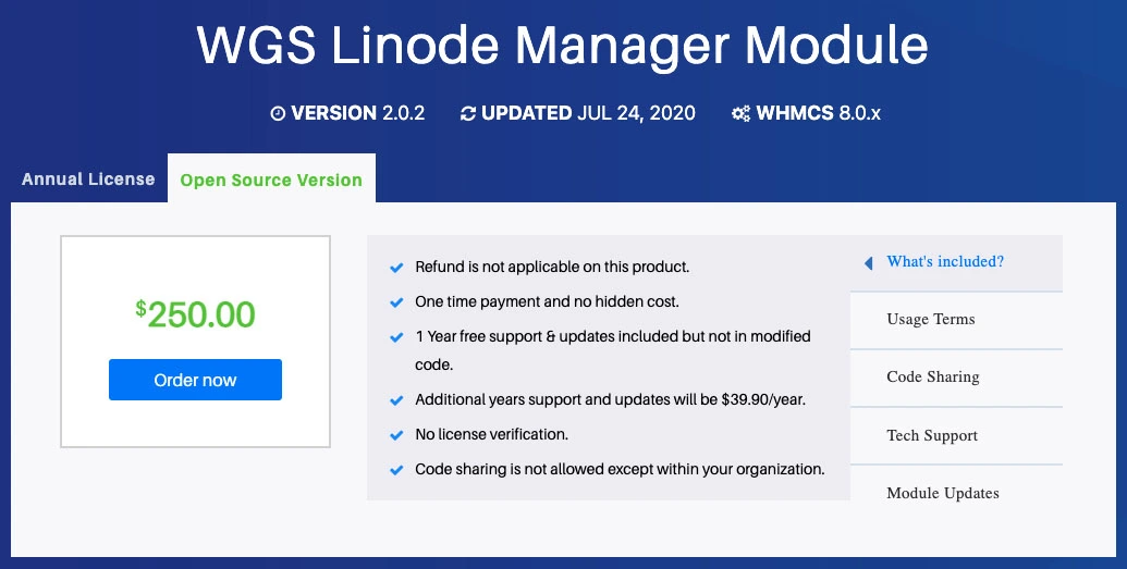 دانلود WHMCS Linode Reseller Module With Server Management