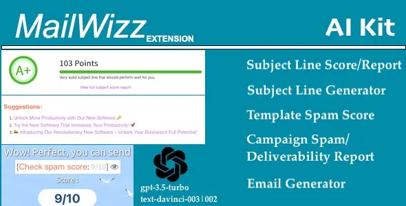 دانلود Mailwizz AI Kit ادآن هوش مصنوعی میلویز