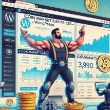 افزونه Coins MarketCap نمایش قیمت‌های زنده ارزهای دیجیتال در وردپرس