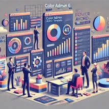 Color Admin قالب مدیریت و فرانت‌اند واکنش‌گرا برای پروژه‌های وب