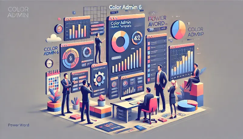 Color Admin قالب مدیریت و فرانت‌اند واکنش‌گرا برای پروژه‌های وب