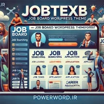 Jobtex قالب کاریابی حرفه‌ای برای وردپرس