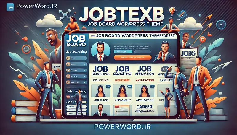 Jobtex قالب کاریابی حرفه‌ای برای وردپرس