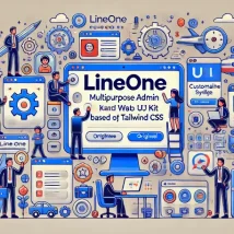 Lineone قالب مدیریتی Tailwind CSS و لاراول