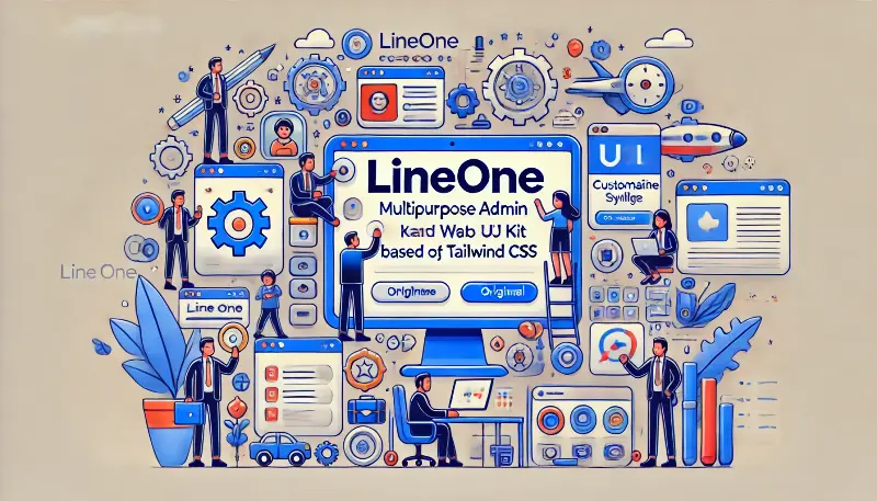 Lineone قالب مدیریتی Tailwind CSS و لاراول