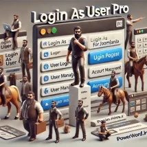 Login as User Pro افزونه ورود به‌عنوان کاربر برای پشتیبانی بهتر در جوملا