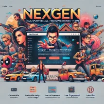 Nexgen قالب چندمنظوره وردپرس برای وب‌سایت‌های شرکتی، فروشگاهی و شخصی