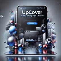 UpCover قالب فرود خلاقانه برای وب‌سایت‌ها