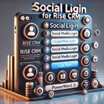 ادآن Social Login برای RISE CRM