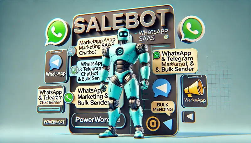 افزایش فروش با اسکریپت بازاریابی SaleBot برای واتس‌اپ و تلگرام