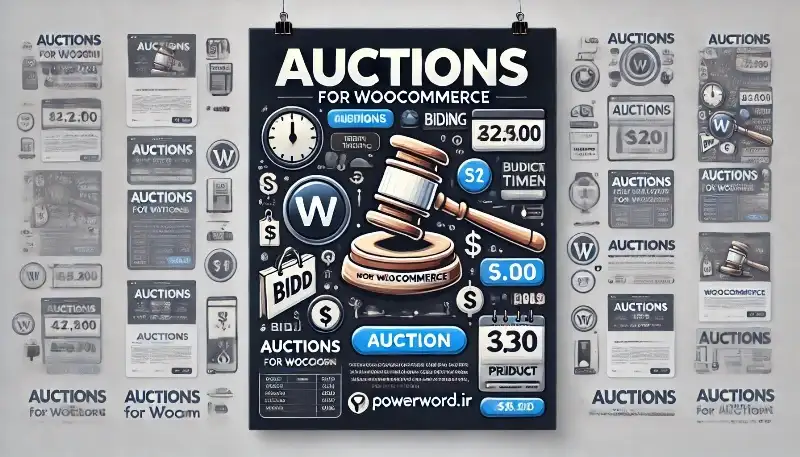 افزونه Auctions for WooCommerce مزایده‌ها در فروشگاه ووکامرس