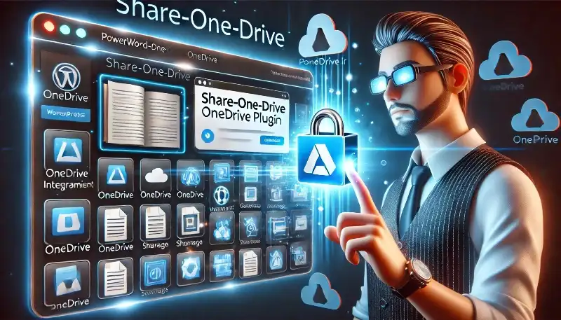 Share-one-Drive افزونه وردپرس برای ادغام و مدیریت فایل‌های OneDrive