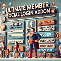 افزونه Ultimate Member Social Login ورود آسان با حساب‌های شبکه‌های اجتماعی