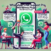 افزونه پشتیبانی واتس اپ WhatsApp Chat Support Pro وردپرس