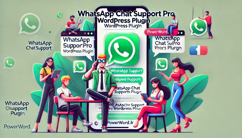 افزونه پشتیبانی واتس اپ WhatsApp Chat Support Pro وردپرس