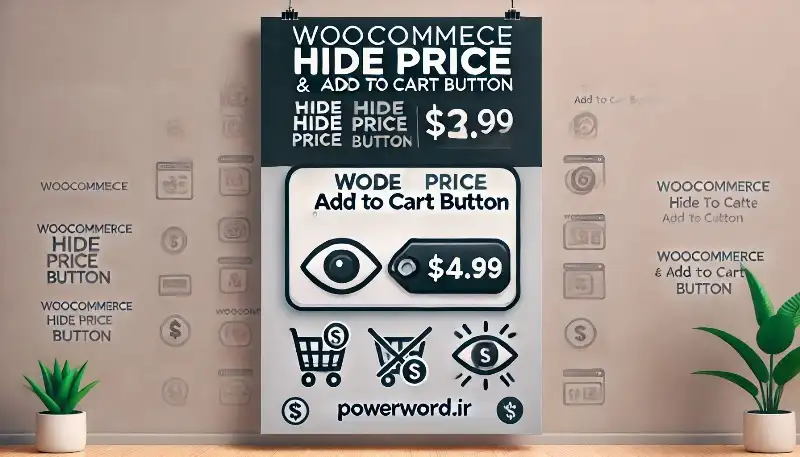 افزونه WooCommerce Hide Price and Add to Cart Button