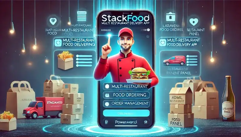 اپلیکیشن StackFood Multi Restaurant راهکاری جامع برای مدیریت سفارشات و تحویل غذا