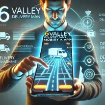 اپلیکیشن Delivery Man سیستم مدیریت تحویل سفارش برای فروشگاه آنلاین ۶Valley