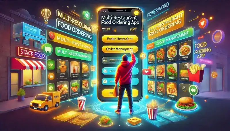 اپلیکیشن فلاتر StackFood Restaurant