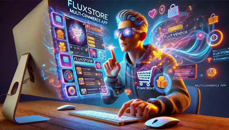 اپلیکیشن Fluxstore Multi Vendor: اپلیکیشن حرفه‌ای برای فروشگاه‌های چندفروشگاهی