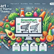 قالب GreenMart طراحی برای سوپرمارکت‌ها و محصولات ارگانیک وردپرس