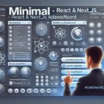 قالب Minimal داشبورد مدیریت حرفه‌ای با React و Next.js