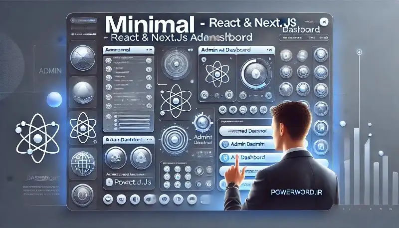 قالب Minimal داشبورد مدیریت حرفه‌ای با React و Next.js