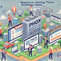 Phox بهترین قالب وردپرس برای هاستینگ و WHMCS