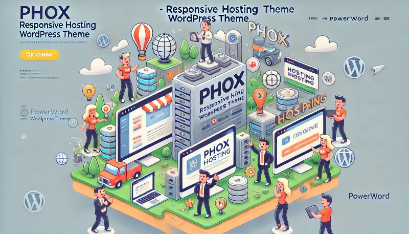 Phox بهترین قالب وردپرس برای هاستینگ و WHMCS