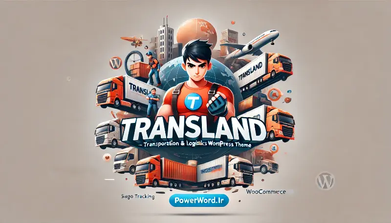 قالب حمل و نقل Transland برای وردپرس